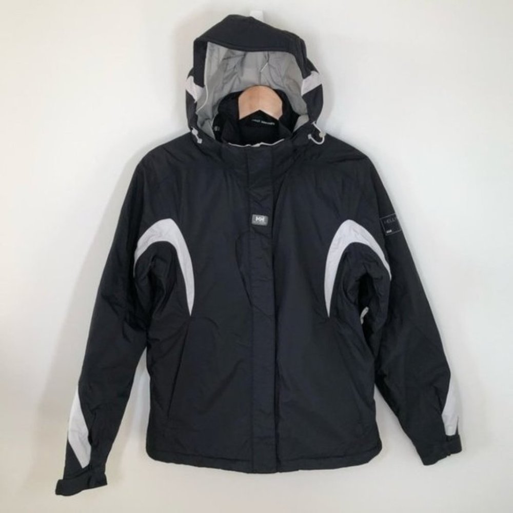 Helly Hansen Black and Grey Ski and Snowboard Winter Coat Size  Small